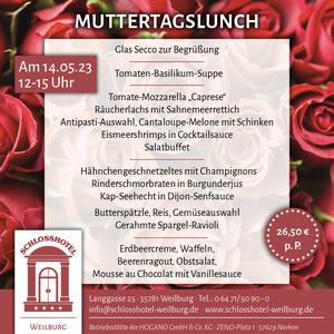 Muttertagslunch im Schlosshotel